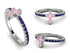 Elegant Enamel Cross Sapphire Ring - Cross No. 15 image 1