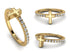 Elegant Enamel Cross Diamond Ring - Cross No. 1 image 3