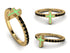 Elegant Enamel Cross Black Diamond Ring - Cross No. 7 image 5