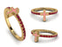 Elegant Enamel Cross Ruby Ring - Cross No. 10 image 6
