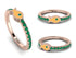 Elegant Enamel Fish Emerald Ring - Fish No. 5 image 5