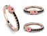 Elegant Enamel Fish Black Diamond Ring - Fish No. 8 image 6