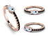 Elegant Enamel Fish Black Diamond Ring - Fish No. 8 image 9