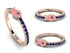 Elegant Enamel Fish Sapphire Ring - Fish No. 14 image 7