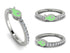 Elegant Enamel Fish Diamond Ring - Fish No. 3