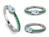 Elegant Enamel Fish Emerald Ring - Fish No. 6 image 10
