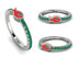 Elegant Enamel Fish Emerald Ring - Fish No. 6 image 13