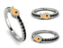 Elegant Enamel Fish Black Diamond Ring - Fish No. 9 image 5