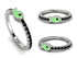 Elegant Enamel Fish Black Diamond Ring - Fish No. 9 image 6
