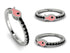 Elegant Enamel Fish Black Diamond Ring - Fish No. 9