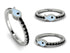 Elegant Enamel Fish Black Diamond Ring - Fish No. 9