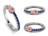 Elegant Enamel Fish Sapphire Ring - Fish No. 15 image 5