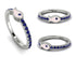 Elegant Enamel Fish Sapphire Ring - Fish No. 15 image 9