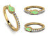 Elegant Enamel Fish Diamond Ring - Fish No. 1 image 6