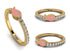 Elegant Enamel Fish Diamond Ring - Fish No. 1