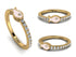 Elegant Enamel Fish Diamond Ring - Fish No. 1