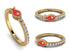Elegant Enamel Fish Diamond Ring - Fish No. 1 image 12