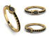 Elegant Enamel Fish Black Diamond Ring - Fish No. 7 image 14