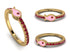 Elegant Enamel Fish Ruby Ring - Fish No. 10
