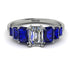 Emerald Cut Diamond Geometrical Ring - Briella No. 63