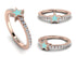 Elegant Enamel Star Diamond Ring - Star No. 2 image 3