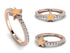 Elegant Enamel Star Diamond Ring - Star No. 2
