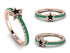 Elegant Enamel Star Emerald Ring - Star No. 5 image 14