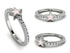 Elegant Enamel Star Diamond Ring - Star No. 3