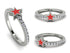 Elegant Enamel Star Diamond Ring - Star No. 3 image 13