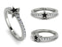 Elegant Enamel Star Diamond Ring - Star No. 3