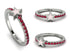 Elegant Enamel Star Ruby Ring - Star No. 12 image 11