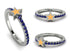 Elegant Enamel Star Sapphire Ring - Star No. 15 image 4