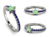 Elegant Enamel Star Sapphire Ring - Star No. 15 image 5