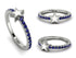 Elegant Enamel Star Sapphire Ring - Star No. 15