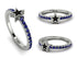 Elegant Enamel Star Sapphire Ring - Star No. 15 image 14