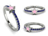 Elegant Enamel Star Sapphire Ring - Star No. 15 image 1