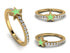 Elegant Enamel Star Diamond Ring - Star No. 1