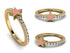 Elegant Enamel Star Diamond Ring - Star No. 1