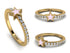 Elegant Enamel Star Diamond Ring - Star No. 1 image 1