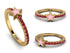 Elegant Enamel Star Ruby Ring - Star No. 10 image 2