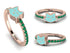 Elegant Enamel Cat Emerald Ring - Cat No. 5 image 2