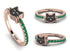 Elegant Enamel Cat Emerald Ring - Cat No. 5 image 12