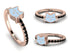 Elegant Enamel Cat Black Diamond Ring - Cat No. 8 image 8