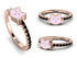 Elegant Enamel Cat Black Diamond Ring - Cat No. 8 image 10