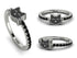 Elegant Enamel Cat Black Diamond Ring - Cat No. 9