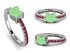 Elegant Enamel Cat Ruby Ring - Cat No. 12