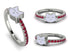 Elegant Enamel Cat Ruby Ring - Cat No. 12 image 8