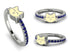 Elegant Enamel Cat Sapphire Ring - Cat No. 15 image 7