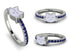 Elegant Enamel Cat Sapphire Ring - Cat No. 15 image 3
