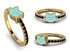 Elegant Enamel Cat Black Diamond Ring - Cat No. 7 image 2